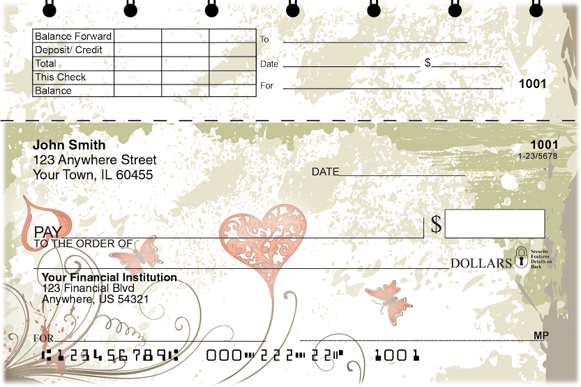 Grunge Hearts Checks