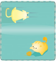 Chubby Cats Leather Cover | CDP-ANI023