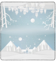 Silent Snowscapes Leather Cover | CDP-NAT85