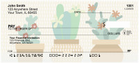 Colorful Cacti Personal Checks | FLO-001