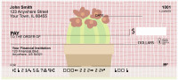 Colorful Cacti Personal Checks | FLO-001