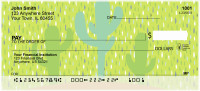 Colorful Cacti Personal Checks | FLO-001