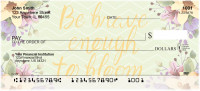 Happiness Blooms From Within Personal Checks | FLO-010