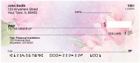 Watercolor Flowers Checks | FLO-96