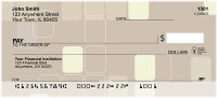 Retro Square Personal Checks | GEP-52