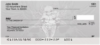 Stylish Skulls Top Tear Personal Checks | GEP-60