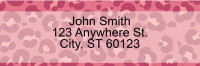 Leopard Prints Address Labels | LRANI-015