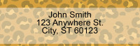 Leopard Prints Address Labels | LRANI-015