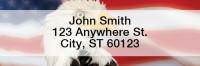 American Eagle Pride Rectangle Address Labels | LREVC-21