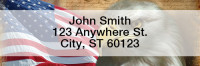 American Eagle Pride Rectangle Address Labels | LREVC-21
