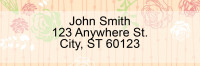 Floral Patterns Address Labels | LRFLO-007