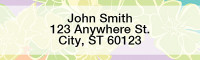 Stylistic Flowers Address Labels  | LRFLO-95