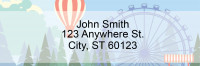 Amusement Park Address Labels | LRFUN-007