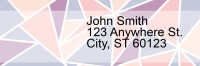 Geometric Pastels Address Labels | LRGEO-001