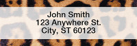 Animal Prints Rectangle Address Labels | LRGEO-29