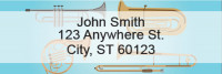 Musical Instruments Rectangle Address Labels | LRGEP-99