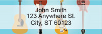 Musical Instruments Rectangle Address Labels | LRGEP-99