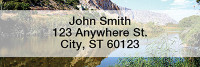 Scenic Reflection Rectangle Address Labels | LRNAT-03