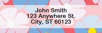 Flower Power Rectangle Address Labels | LRNAT-09
