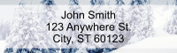 Snowy Woodland Address Labels | LRNAT-86