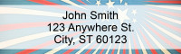 Celebrate Stars and Stripes Address Labels | LRPAT-38