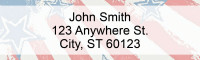 Celebrate Stars and Stripes Address Labels | LRPAT-38