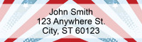 Red, White and Blue Address Labels | LRPAT-39