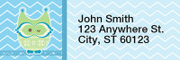 Give a Hoot Rectangle Address Labels | LRRANI-003