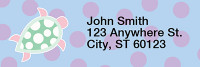 Colorful Sea Turtles Address Labels | LRRANI-005