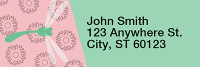 Retro Dragonflies Address Labels | LRRANI-008