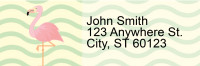 Wading Flamingos Address Labels | LRRANI-011
