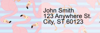 Wading Flamingos Address Labels | LRRANI-011