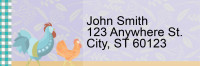 Country Rooster Address Labels | LRRANI-013