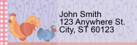 Country Rooster Address Labels | LRRANI-013