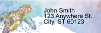 Elegant Sea Turtles Address Labels | LRRANI-017