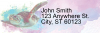 Elegant Sea Turtles Address Labels | LRRANI-017