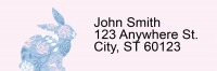 Blooms and Bunnies Address Labels | LRRANI-021