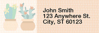 Colorful Cacti Address Labels | LRRFLO-001