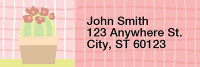 Colorful Cacti Address Labels | LRRFLO-001
