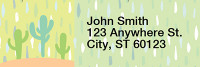 Colorful Cacti Address Labels | LRRFLO-001