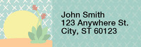 Colorful Cacti Address Labels | LRRFLO-001