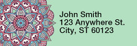 Mandala Address Labels | LRRFLO-99