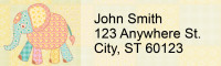 Patchwork Address Labels | LRRFUN-010