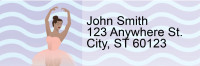 Ballet Dancer Address Labels | LRRFUN-015