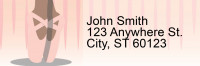 Ballet Dancer Address Labels | LRRFUN-015