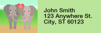 Animal Companions Rectangle Address Labels | LRRGEP-93