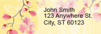 Cherry Blossoms Rectangle Address Labels | LRRGEP-94