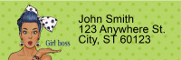 Girl Boss Address Labels | LRRGIR-15