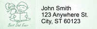 Dad is my Hero Address Labels | LRRLOV-26