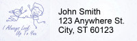 Dad is my Hero Address Labels | LRRLOV-26